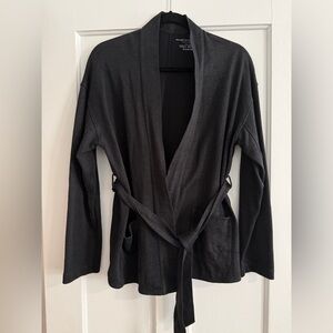 Majestic Filatures Deluxe Teeshirt Tie Waist Cardigan XL